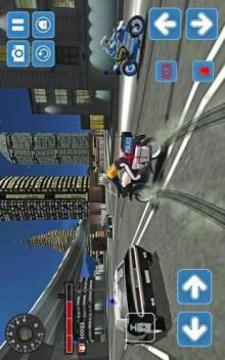 City Police MotorBike 3D Driving Simulator游戏截图4