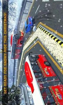 Uphill Bus Drive : Christmas Bus Simulator游戏截图1