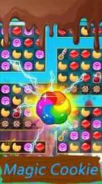 Cookie Paradise : Free Crush & Jam Game游戏截图1