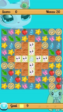 Cat Rescue Match 3游戏截图4