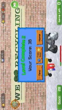 Recycle Free Throw Basketball - Educational Game游戏截图1