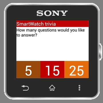 Trivia for SmartWatch游戏截图1