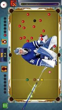 Billiards Toronto maple leafs Theme游戏截图4