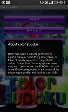 Farebne sudoku游戏截图2
