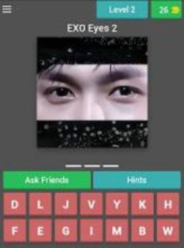 Guess EXO Member’s Eye Kpop Quiz Game.游戏截图4