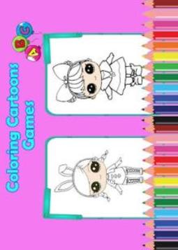 Coloring Book Full of Surprise and Dolls -LOL游戏截图4