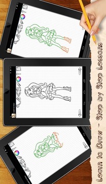 Learn to Draw Ever After High游戏截图3