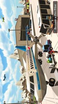 Flight Simulator : Blocky Airplane Pilot 3D Free ✈游戏截图2