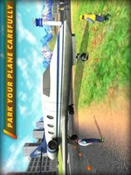 飞机着陆模拟器 - 飞机飞行游戏游戏截图3