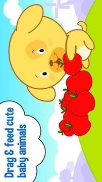 Eating Games For Kids - Feed The Hungry Animals游戏截图5