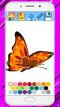 Butterfly Coloring Book - Coloring Butterfly 2018游戏截图2