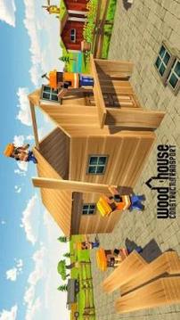 Wood House Construction Simulator 2018游戏截图3