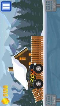 Kids car: Snow racing游戏截图2