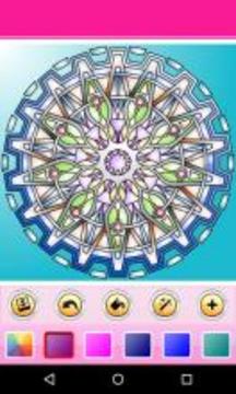 Coloring Book - Mandala HD游戏截图3