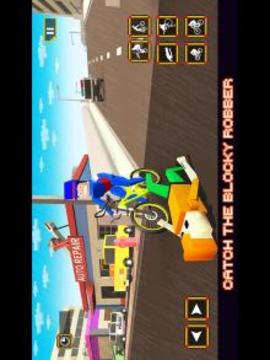 Blocky Cops Police Bicycle游戏截图1