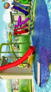 Water Slide Downhill Park Rush游戏截图1