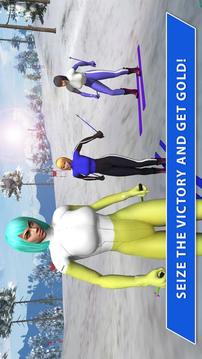 Biathlon Game - Skiing and Shooting Winter Sports游戏截图2