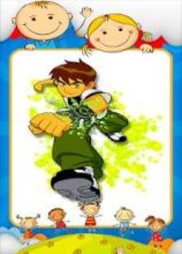 Coloring ben 10 game游戏截图5