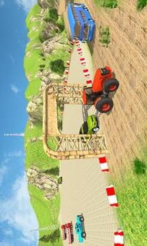 Tractor Towing Car Simulator Games游戏截图1