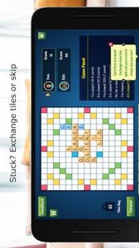 Wordmeister FREE * Solo Scrabble Word Game游戏截图2