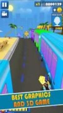 Spongebob Games Subway Dash Temple Rush Run游戏截图1