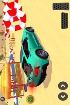 Water Car Race Impossible Stunt Racing游戏截图3