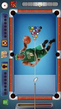 Billiards Boston Celtics Theme游戏截图5