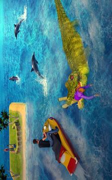 鳄鱼野生水攻击模拟器游戏截图5