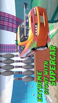Superhero Heavy Cars Stunt Rider游戏截图3