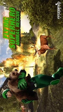 飞行超人动物救援游戏截图2