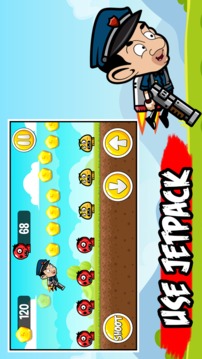 Shooter Mr Bean The Policeman Adventures Game游戏截图3