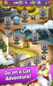 Hidden Mahjong Cat Tails: Free Kitten Game游戏截图2