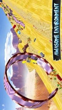 Drive Monster Trucks Ahead - Trucker Path Stunts游戏截图4