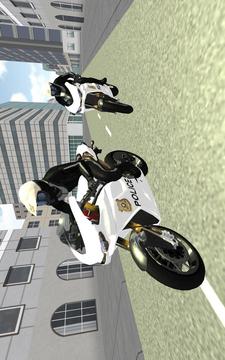 Police Auto Motor Bike - Crazy City Thrill Riding游戏截图1