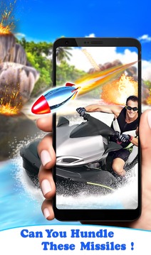 Power Boat Missiles Rescue游戏截图3