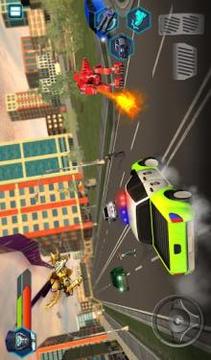 Cop Robot 3D - US Police Transform游戏截图2
