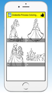 Cinderella Princess Coloring Books游戏截图4