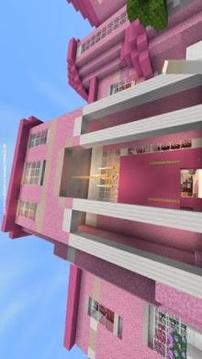 Pink princess house 2018 map for MCPE!游戏截图3