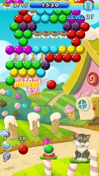 Bubble Shooter Grumpy Cat游戏截图2