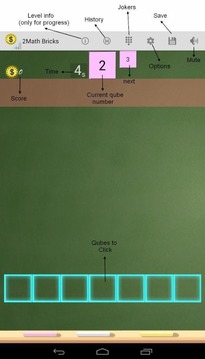 2Math Cubes -Mathematic bricks游戏截图2