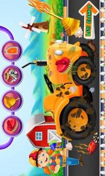 Multi Farm Tractor Wash Game: Repair & Design Game游戏截图5