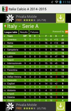 Italia Calcio A 2014-2015游戏截图4