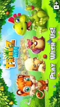 The Tribez Kids: Take care of Stone Age pets!游戏截图3