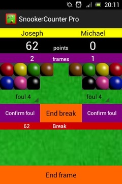 Snooker Counter游戏截图1