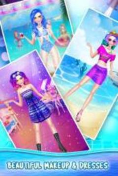 New Year Beach Party Fashion Doll Salon游戏截图5