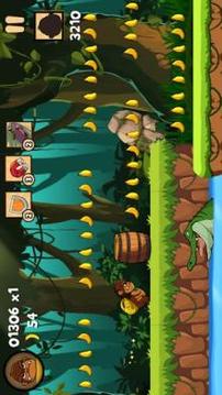 Kong rush - banana run游戏截图3