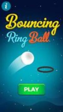 Bouncing Ring Ball Game游戏截图1