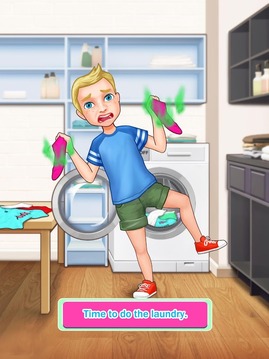 Siblings War - Cleaning Day游戏截图1