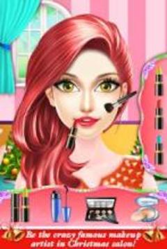 Christmas Girls Hair Styles & Makeup Artist Salon游戏截图2