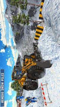 Snow Rescue Excavator 2018游戏截图4